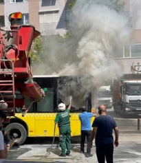 Albayrak beton mikseri faciası önledi!