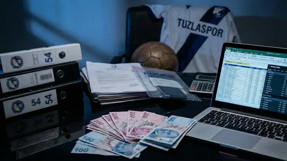 Tuzlaspor eski yöneticilerine yasa dışı bahis operasyonu