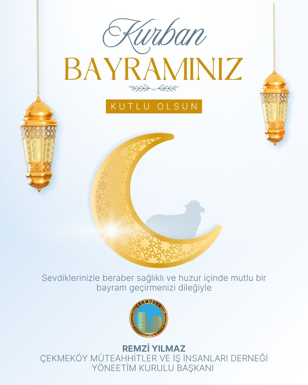  ÇEKMÜDER'den Bayram Mesajı