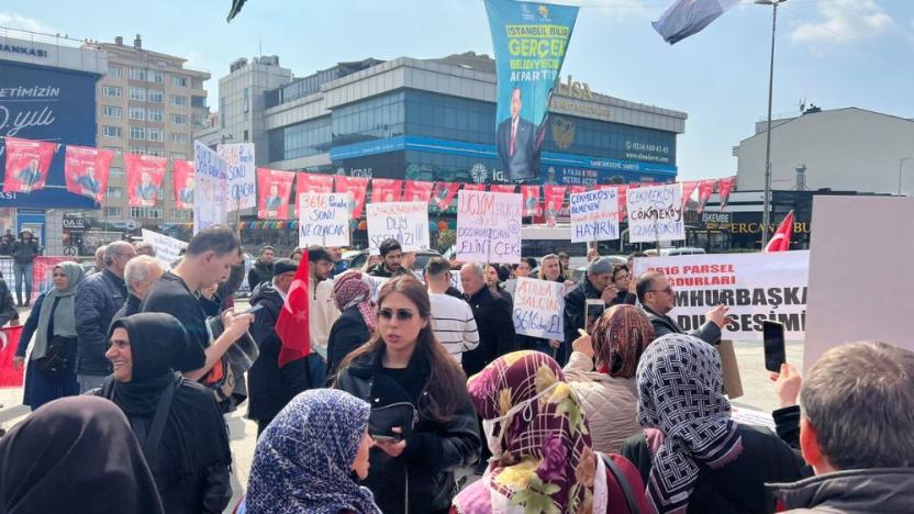 Çekmeköy'deki arazi krizi: Mahalleliler hakları için bir araya geldi