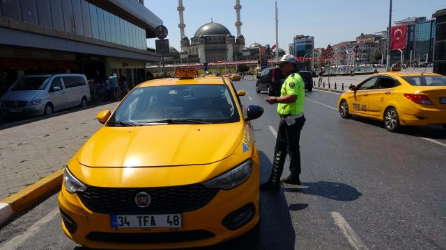  İstanbul’da taksilere ceza yağdı