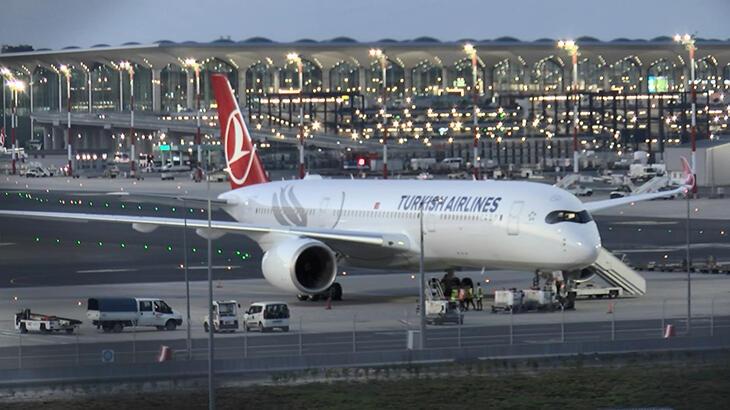 THY'nin Airbus a350-900 tipi 7'nci uçağı İstanbul'da