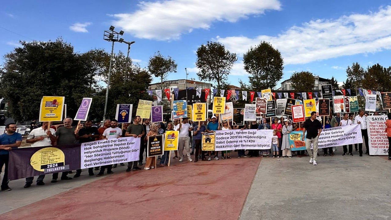 Tuzla'da TOKİ mağduriyeti 5 yıldır sürüyor