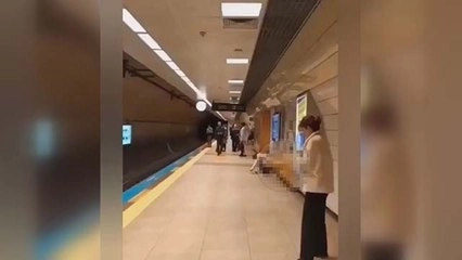 Metroda iğrenç olay!