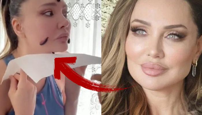 Yerli Angelina Jolie Umut Akyürek güzelleşmek için bunu da yaptı! Görenler şok oldu